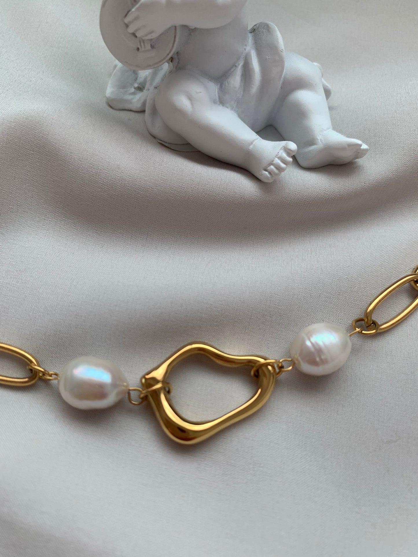 Pulsera Moderna con Perla - Richesse accesorios