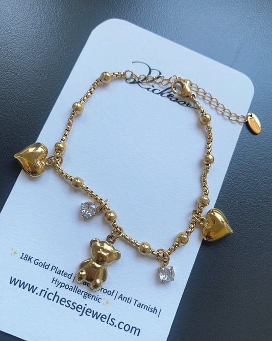 Teddy love pulsera - Richesse Jewels