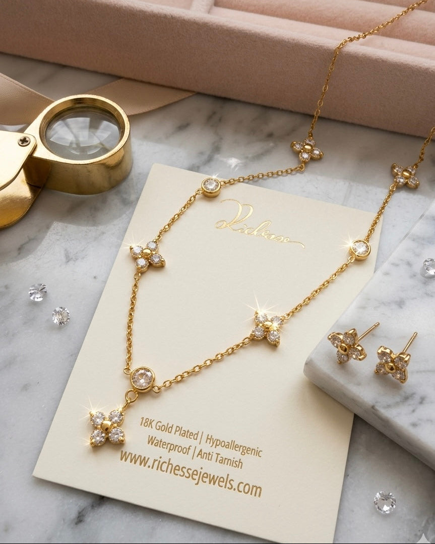collar joyería de acero inoxidable 316L richesse jewels6557